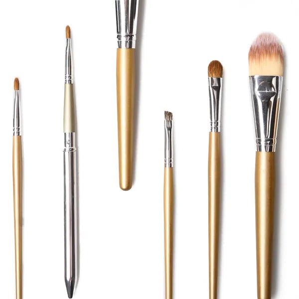 Sunny Vibes Makeup Brush Set showcasing the unique bristle design