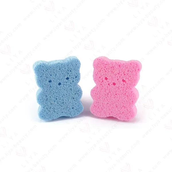 Gentle Baby Bath Sponge displayed on a soft towel