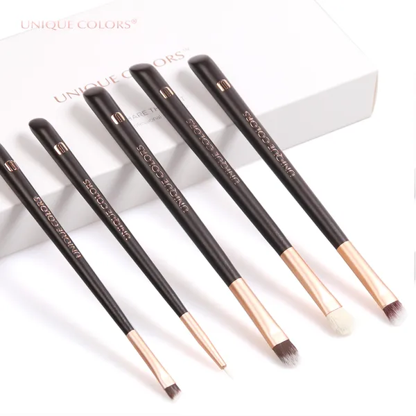 Five-piece Elegant Eye Brush Set Display