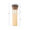 Eco-Friendly Bamboo Handle Powder Brush on a vanity