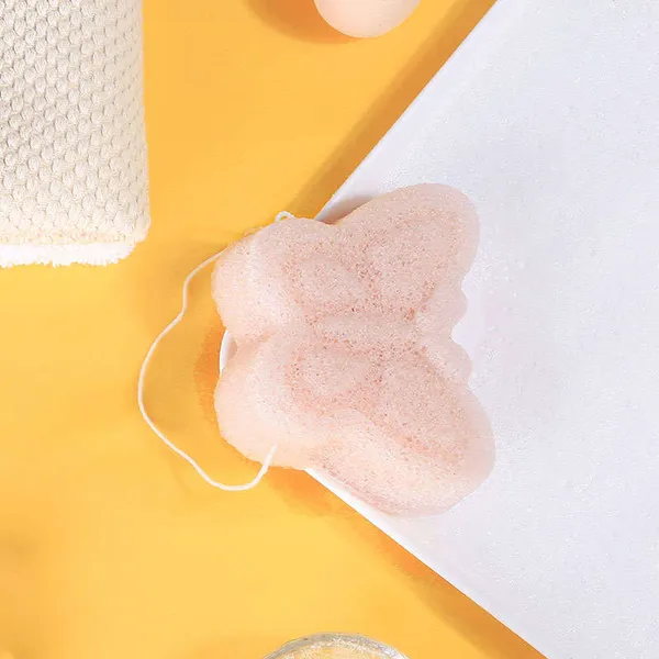 Cherry Blossom Konjac Sponge - Front View