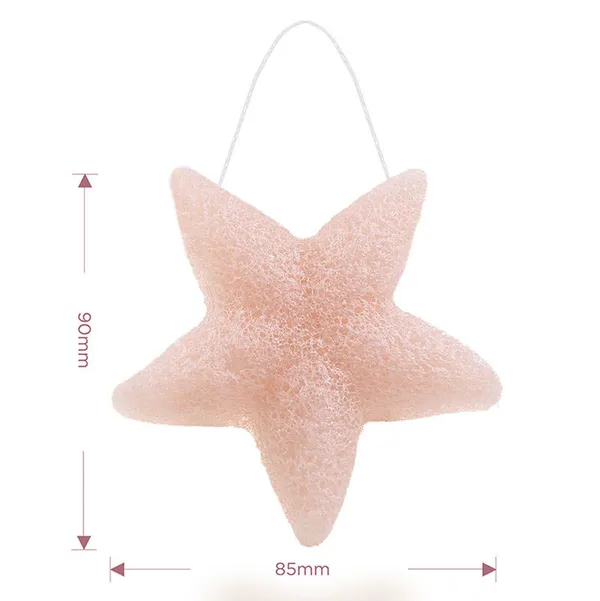 Size comparison of the Natural Konjac Star Sponge